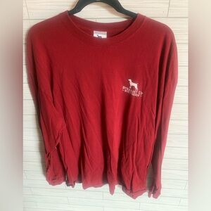 Straight up southern Men's Red long slv t shirt